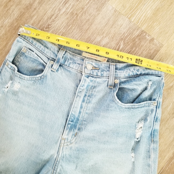 Levi's 70's High Flare High Waist Wide Leg Flare Denim Vintage Inspired Jeans 29 - Picture 10 of 16